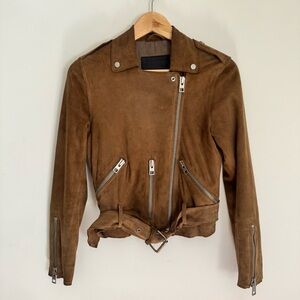 Suede Biker Jacket